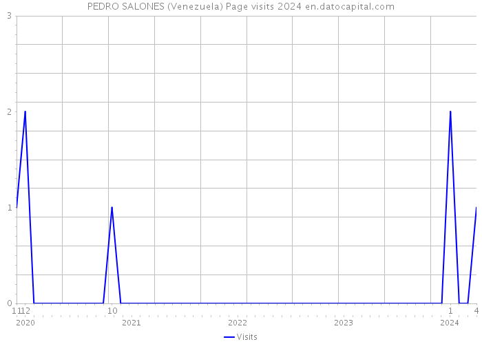 PEDRO SALONES (Venezuela) Page visits 2024 