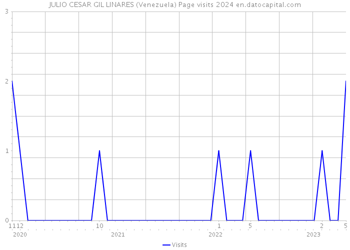 JULIO CESAR GIL LINARES (Venezuela) Page visits 2024 
