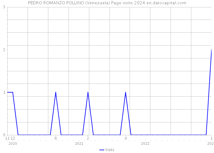 PEDRO ROMANZO POLLINO (Venezuela) Page visits 2024 