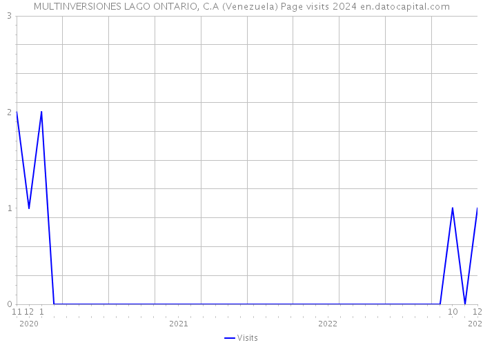 MULTINVERSIONES LAGO ONTARIO, C.A (Venezuela) Page visits 2024 