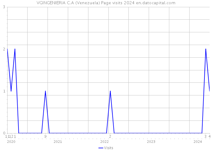VGINGENIERIA C.A (Venezuela) Page visits 2024 
