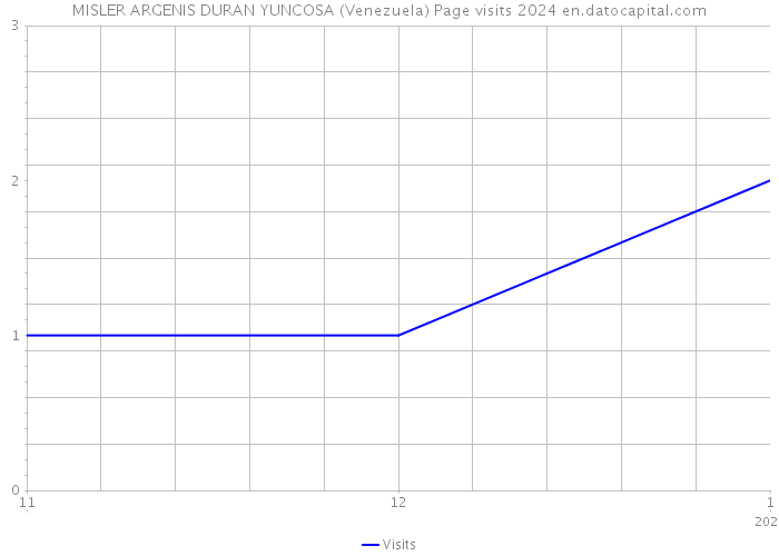 MISLER ARGENIS DURAN YUNCOSA (Venezuela) Page visits 2024 