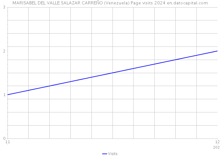 MARISABEL DEL VALLE SALAZAR CARREÑO (Venezuela) Page visits 2024 