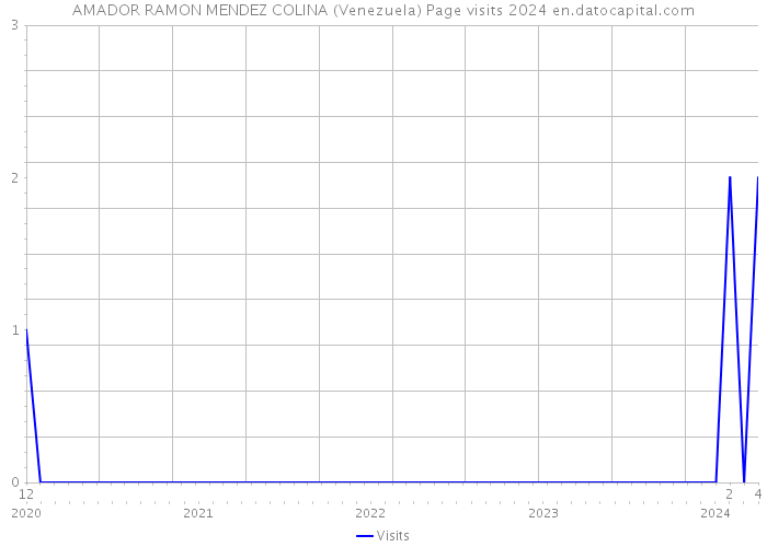 AMADOR RAMON MENDEZ COLINA (Venezuela) Page visits 2024 