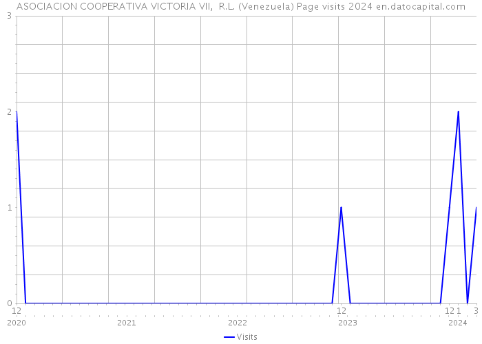 ASOCIACION COOPERATIVA VICTORIA VII, R.L. (Venezuela) Page visits 2024 
