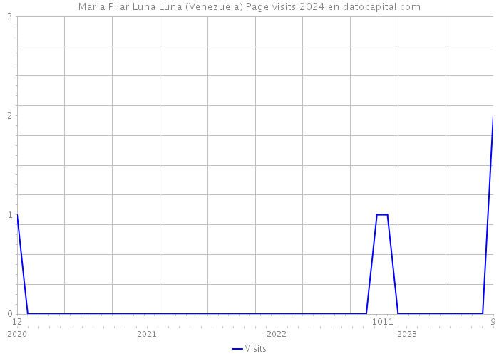 Marla Pilar Luna Luna (Venezuela) Page visits 2024 