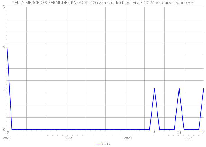 DERLY MERCEDES BERMUDEZ BARACALDO (Venezuela) Page visits 2024 