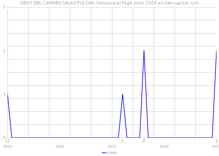 DEISY DEL CARMEN SALAS PULGAR (Venezuela) Page visits 2024 