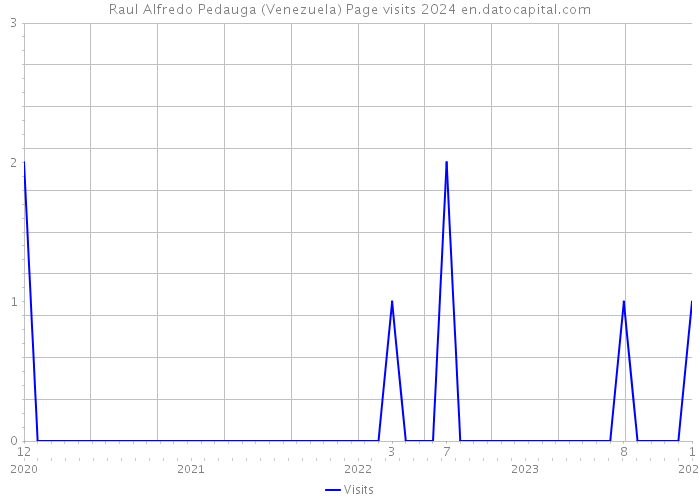 Raul Alfredo Pedauga (Venezuela) Page visits 2024 