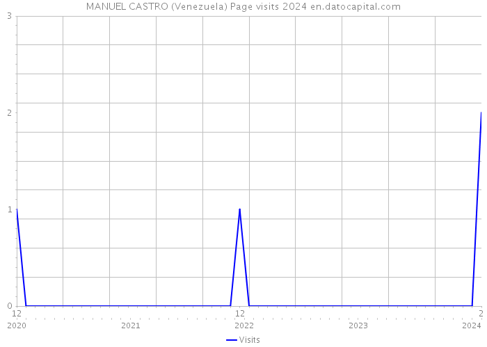 MANUEL CASTRO (Venezuela) Page visits 2024 