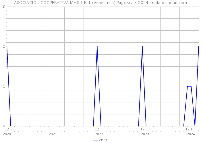ASOCIACION COOPERATIVA MMS 1 R. L (Venezuela) Page visits 2024 