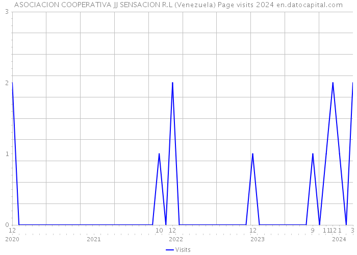 ASOCIACION COOPERATIVA JJ SENSACION R.L (Venezuela) Page visits 2024 