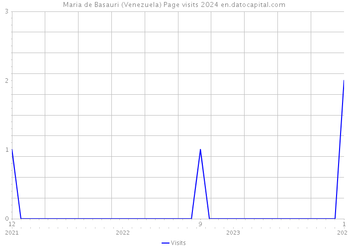 Maria de Basauri (Venezuela) Page visits 2024 