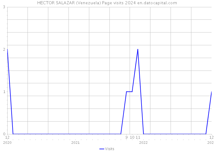 HECTOR SALAZAR (Venezuela) Page visits 2024 
