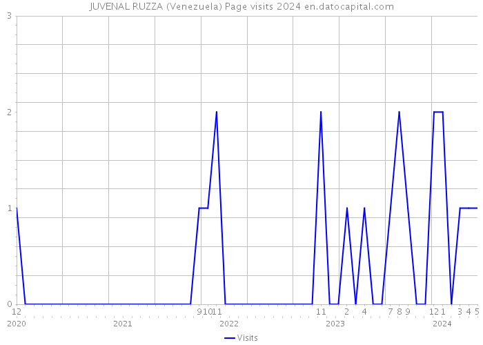 JUVENAL RUZZA (Venezuela) Page visits 2024 