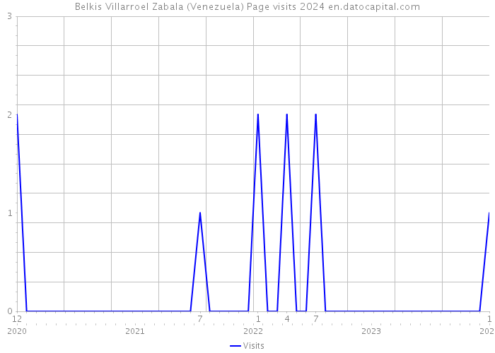 Belkis Villarroel Zabala (Venezuela) Page visits 2024 