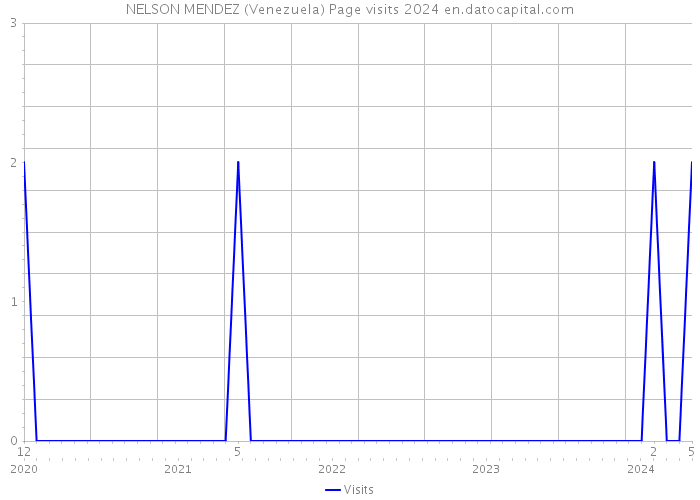 NELSON MENDEZ (Venezuela) Page visits 2024 