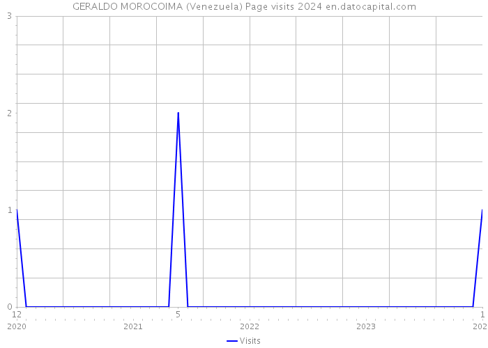 GERALDO MOROCOIMA (Venezuela) Page visits 2024 