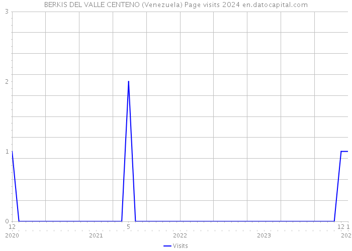 BERKIS DEL VALLE CENTENO (Venezuela) Page visits 2024 
