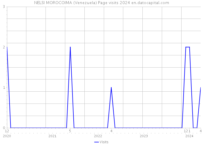 NELSI MOROCOIMA (Venezuela) Page visits 2024 