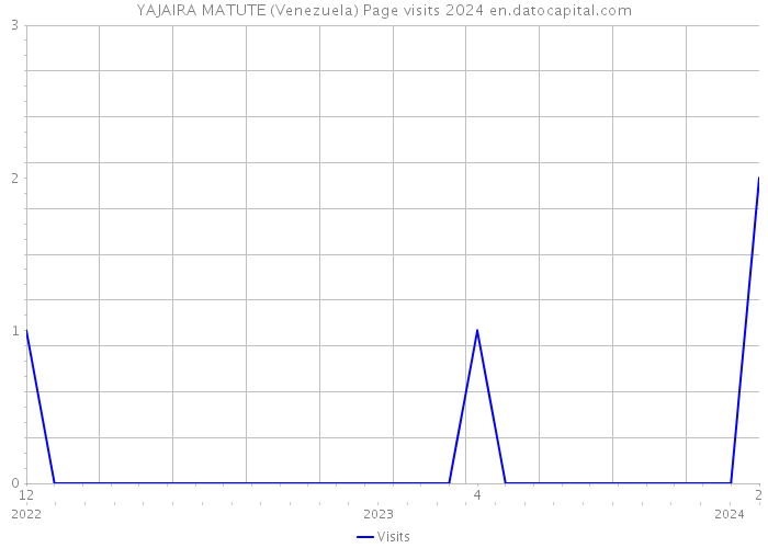 YAJAIRA MATUTE (Venezuela) Page visits 2024 
