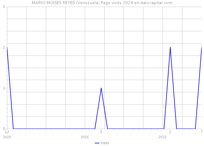 MARIO MOISES REYES (Venezuela) Page visits 2024 