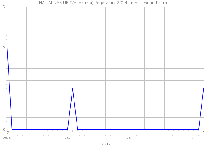 HATIM NAMUR (Venezuela) Page visits 2024 