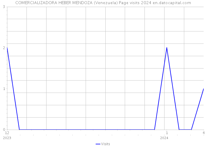 COMERCIALIZADORA HEBER MENDOZA (Venezuela) Page visits 2024 