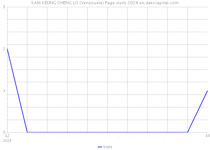 KAM KEUNG CHENG LO (Venezuela) Page visits 2024 