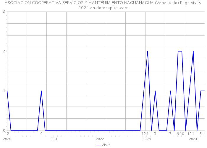 ASOCIACION COOPERATIVA SERVICIOS Y MANTENIMIENTO NAGUANAGUA (Venezuela) Page visits 2024 