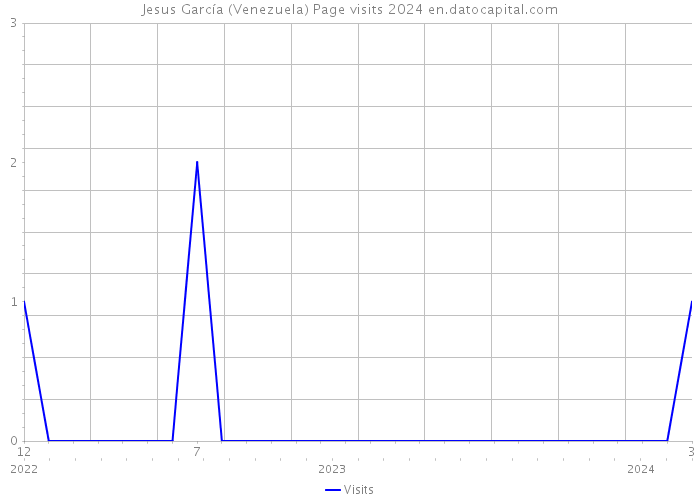 Jesus García (Venezuela) Page visits 2024 