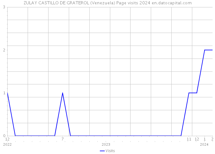 ZULAY CASTILLO DE GRATEROL (Venezuela) Page visits 2024 