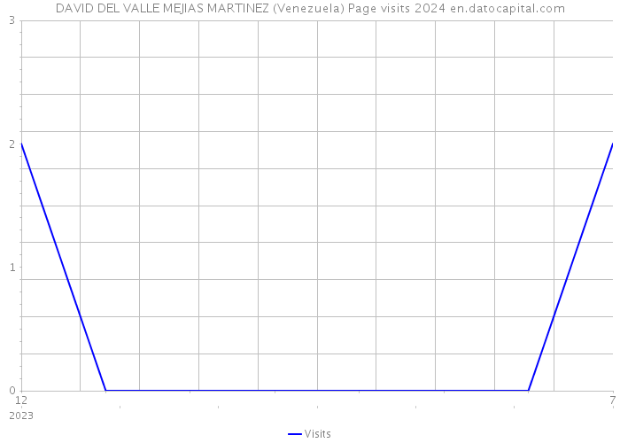 DAVID DEL VALLE MEJIAS MARTINEZ (Venezuela) Page visits 2024 