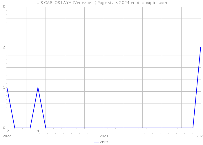 LUIS CARLOS LAYA (Venezuela) Page visits 2024 
