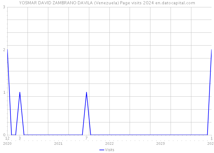 YOSMAR DAVID ZAMBRANO DAVILA (Venezuela) Page visits 2024 