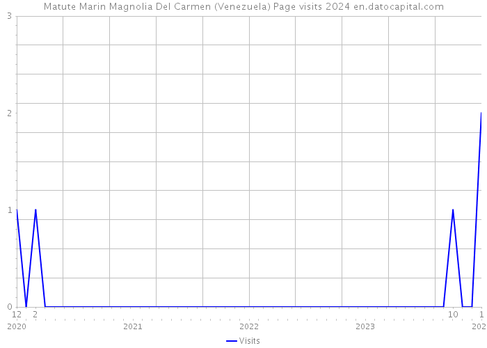 Matute Marin Magnolia Del Carmen (Venezuela) Page visits 2024 