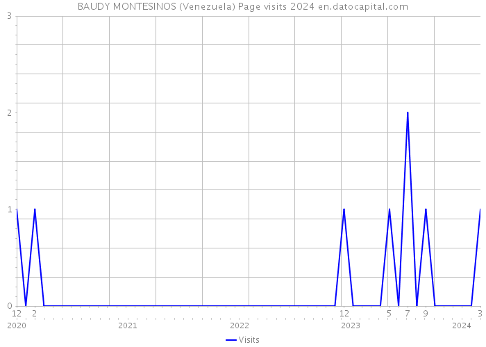 BAUDY MONTESINOS (Venezuela) Page visits 2024 