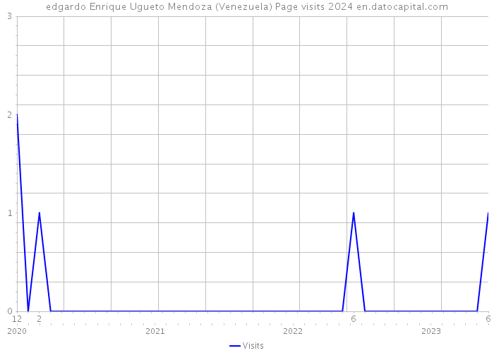 edgardo Enrique Ugueto Mendoza (Venezuela) Page visits 2024 