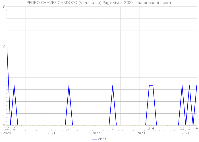 PEDRO CHAVEZ CARDOZO (Venezuela) Page visits 2024 