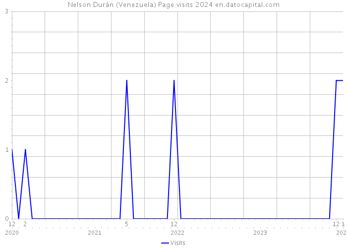 Nelson Durán (Venezuela) Page visits 2024 