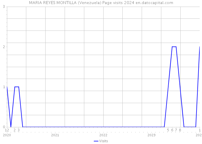 MARIA REYES MONTILLA (Venezuela) Page visits 2024 