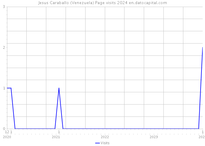 Jesus Caraballo (Venezuela) Page visits 2024 