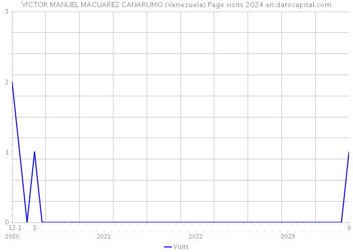 VICTOR MANUEL MACUAREZ CANARUMO (Venezuela) Page visits 2024 