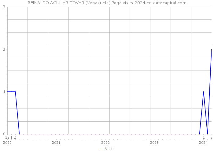 REINALDO AGUILAR TOVAR (Venezuela) Page visits 2024 