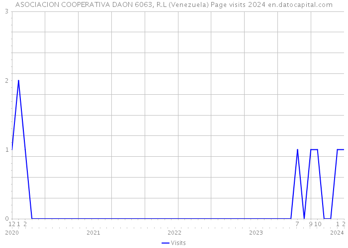 ASOCIACION COOPERATIVA DAON 6063, R.L (Venezuela) Page visits 2024 