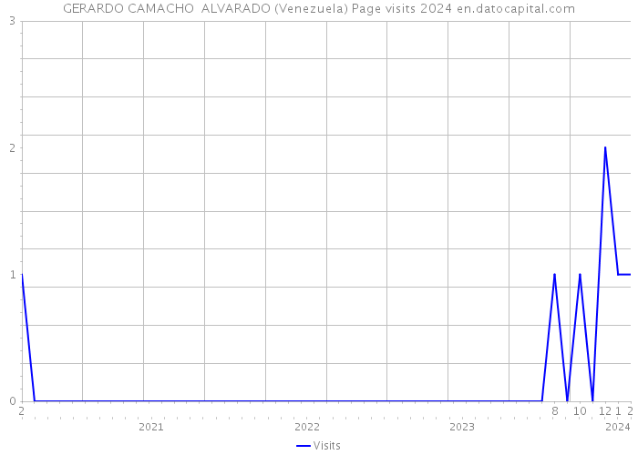 GERARDO CAMACHO ALVARADO (Venezuela) Page visits 2024 