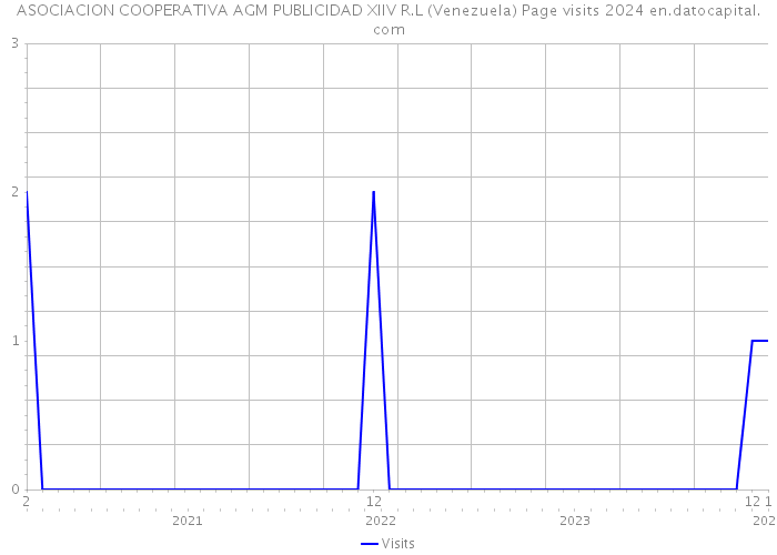 ASOCIACION COOPERATIVA AGM PUBLICIDAD XIIV R.L (Venezuela) Page visits 2024 