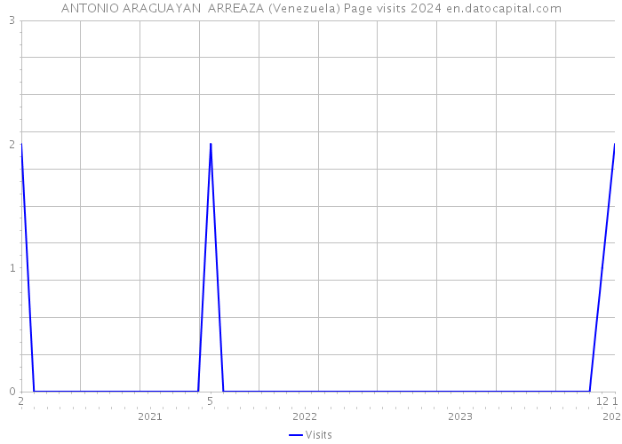 ANTONIO ARAGUAYAN ARREAZA (Venezuela) Page visits 2024 
