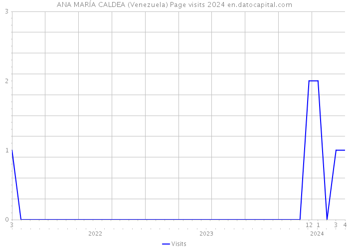 ANA MARÍA CALDEA (Venezuela) Page visits 2024 