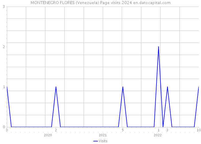 MONTENEGRO FLORES (Venezuela) Page visits 2024 